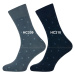 STEVEN Pánske ponožky Steven-056-209 HC209-sivá