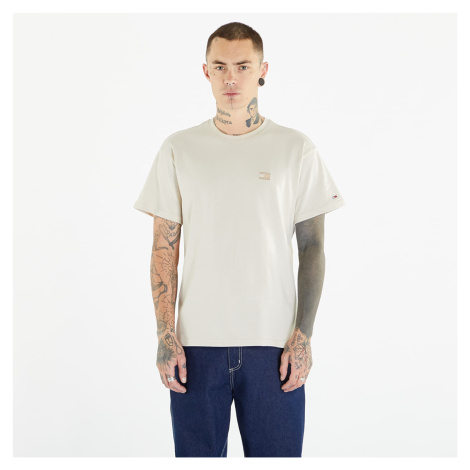 Tommy Jeans Relaxed Badge Short Sleeve Tee Beige Tommy Hilfiger