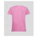 Tričko Karl Lagerfeld Ikonik 2.0 Karl Logo T-Shirt Ružová