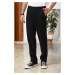 Trendyol Black Pleated Classic Baggy Fit Fabric Trousers