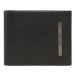Calvin Klein Veľká pánska peňaženka Modern Metal Bifold 5Cc W/Coin K50K510612 Čierna