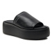 Calvin Klein Šľapky Flatform Slide Lth HW0HW01943 Čierna