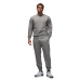 Mikina bez kapucne NIKE M JORDAN BROOKLYN FLC CREW-091 CARBON HEATHER WHITE