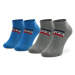 Levi's® Súprava 2 párov kotníkových ponožiek unisex 701219507 Modrá
