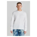 TRIČKO GANT REG EMBOSSED LS TSHIRT WHITE