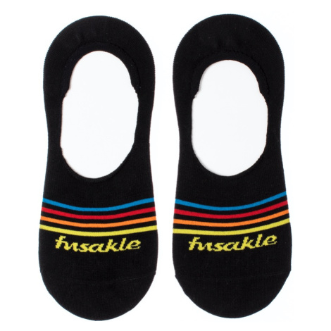 Neviditeľné ponožky Ťapa čierna Fusakle