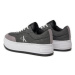 Calvin Klein Jeans Sneakersy Bold Platf Low Lace Mix Ml Btw YW0YW01433 Čierna