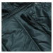 Tmavozelená prešívaná dámska bunda pre prechodné obdobie (H-205)