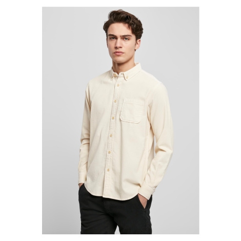 Corduroy shirt white sand Urban Classics