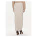 Calvin Klein Puzdrová sukňa K20K206017 Béžová Slim Fit