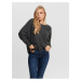 Dark gray sweater ONLY Daniella - Women's