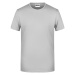 James & Nicholson Klasické pánske tričko z biobavlny 8008 - Jemne šedá