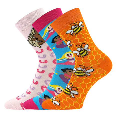 Ponožky BOMA 057-21-43 12/XII mix D - dievča 3 páry 117898