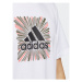 Adidas Tričko Sport Optimist Sun Logo Sportswear Graphic T-Shirt (Short Sleeve) HR8071 Biela Reg