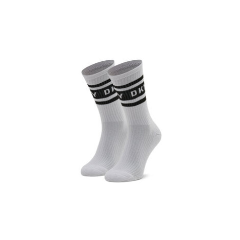 DKNY Súprava 3 párov vysokých pánskych ponožiek Reed S5_6320_DKY Biela