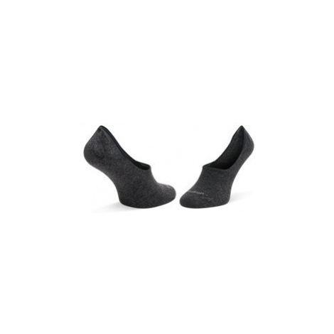 Calvin Klein Súprava 2 párov krátkych ponožiek dámskych 701218771 Sivá