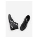 Čierne pánske kožené členkové topánky VANS SK8-Hi Bolt
