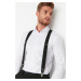 Trendyol Black Men's Herringbone Pattern Suspenders