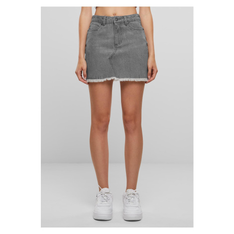 Women's mini denim skirt UC - grey Urban Classics