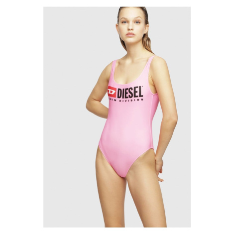 9011 DIESEL S.P.A.,BREGANZE Plavky - Diesel BFSWFLAMNEW SWIMSUIT ružová