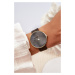 Ernest Black Women's Suede Analog Watch Without Nickel