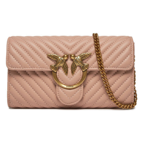 Pinko Kabelka Love One Wallet C . AI 23-24 PLTT 100062 A0GK Ružová