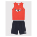 Diadora Súprava tričko a športové šortky Set Kick 102.178268 Červená Regular Fit