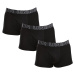 3PACK pánske boxerky Under Armour čierne (1383891 001)