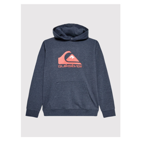 Quiksilver Mikina Big Logo EQBFT03720 Tmavomodrá Regular Fit