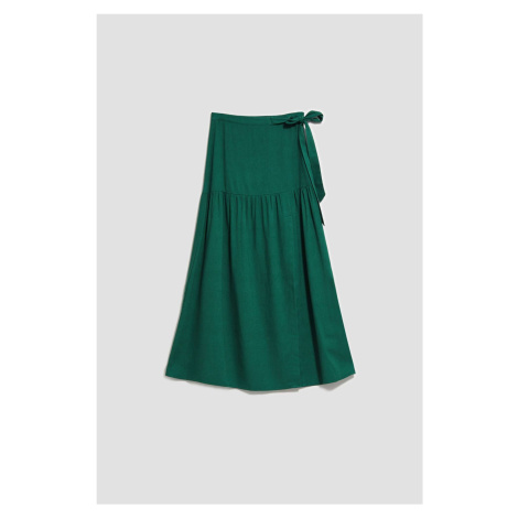 WOMEN'S SKIRT L-SC-4022 PALM LEAF Moodo