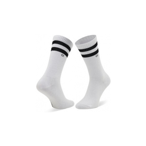 Calvin Klein Súprava 2 párov vysokých pánskych ponožiek 701218711 Biela
