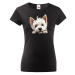 Dámské tričko s potlačou Westík - tričko pre milovníkov psov