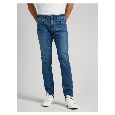 Blue Mens Slim Fit Jeans Jeans Stanley - Men Pepe Jeans