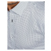 White men's shirt with patterns DX1989