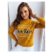 RACE women's sweatshirt yellow Dstreet z