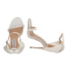 STEVE MADDEN Remienkové sandále 'Bellarosa'  krémová / strieborná / perlovo biela