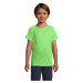 SOĽS Sporty Kids Detské funkčné tričko SL01166 Neon green