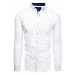 White men's patterned shirt Dstreet DX2066