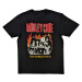 Motley Crue tričko Vintage World Tour Flames Čierna