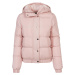 Women's pink hooded jacket