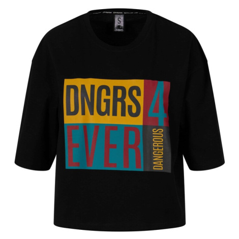 Dangerous DNGRS Tričko '4C'  tyrkysová / žltá / krvavo červená / čierna