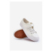Children's Velcro leather sneakers white Delmara