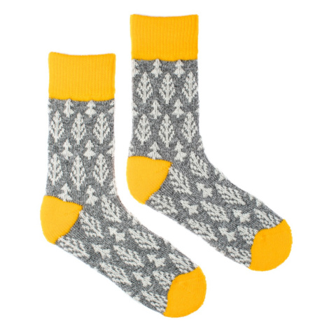 Vlnené ponožky merino Vlnáč smrekožltý Fusakle
