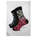 Floral Socks 3-Pack Black/Grey/Red