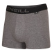 O'Neill BOXER ROUND LOGO&PLAIN 2-PACK Pánske boxerky, tmavo sivá, veľkosť