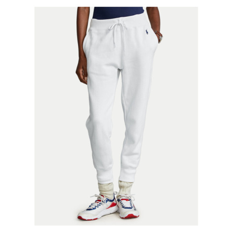 Polo Ralph Lauren Teplákové nohavice Akl 211794397002 Biela Regular Fit
