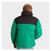 Obojstranná Zimná bunda Karl Kani Retro Block Reversible Puffer Jacket green/black/white