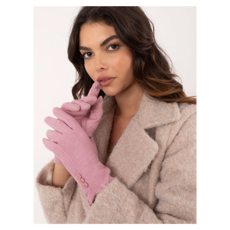 Women's dark pink gloves