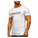 Men's T-shirt with Athletic SS10951 print - white