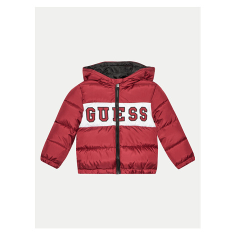 Guess Vatovaná bunda N4YL10 WGB60 Červená Regular Fit